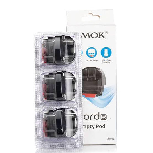 SMOK Nord 50W Empty Replacement Pods – 750 PKR Each at Zaka Tobacco