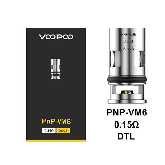 VOOPOO PnP Mesh Coils – 0.2Ω to 0.6Ω, PKR 700 Each