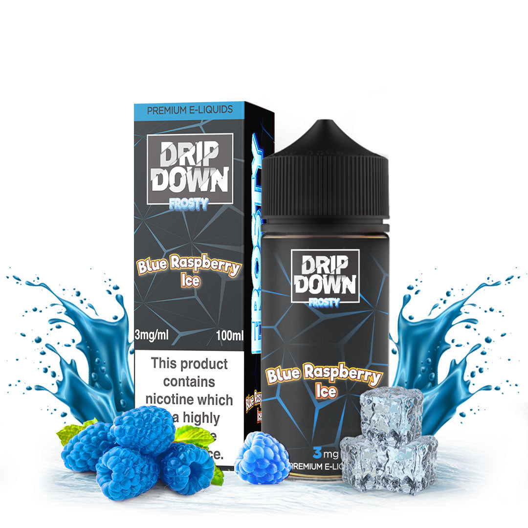 Drip Down Frosty Peach Ice 100ml (3mg) – PKR 2500 | Zaka Tobacco | Explore All Flavors