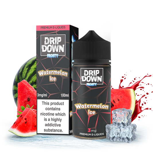 Drip Down Frosty Peach Ice 100ml (3mg) – PKR 2500 | Zaka Tobacco | Explore All Flavors